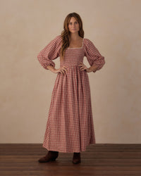 Rylee + Cru | Della Dress in Vintage Plaid