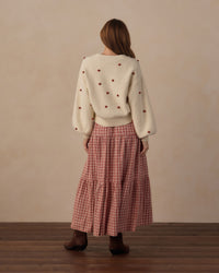 Rylee+Cru Ruby Bobble Boxy Crop Cardigan