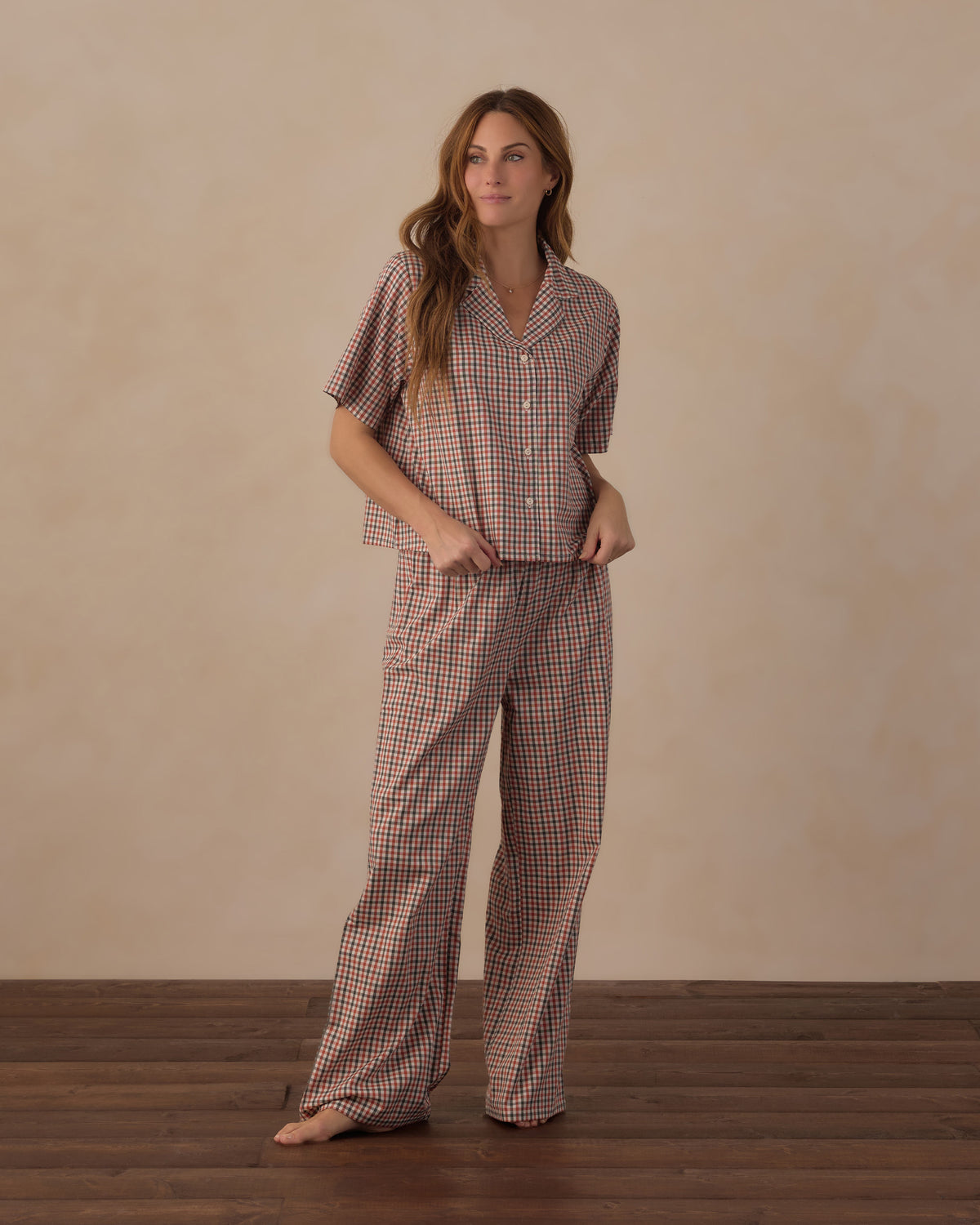 Rylee + Cru | Pajama Set in Holiday Gingham