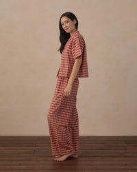 Rylee + Cru | Pajama Set in Ruby Plaid