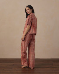 Rylee + Cru | Pajama Set in Ruby Plaid