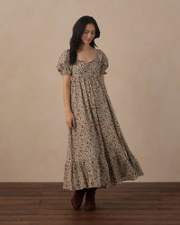 Rylee + Cru | Chloe Dress in Holiday Floral