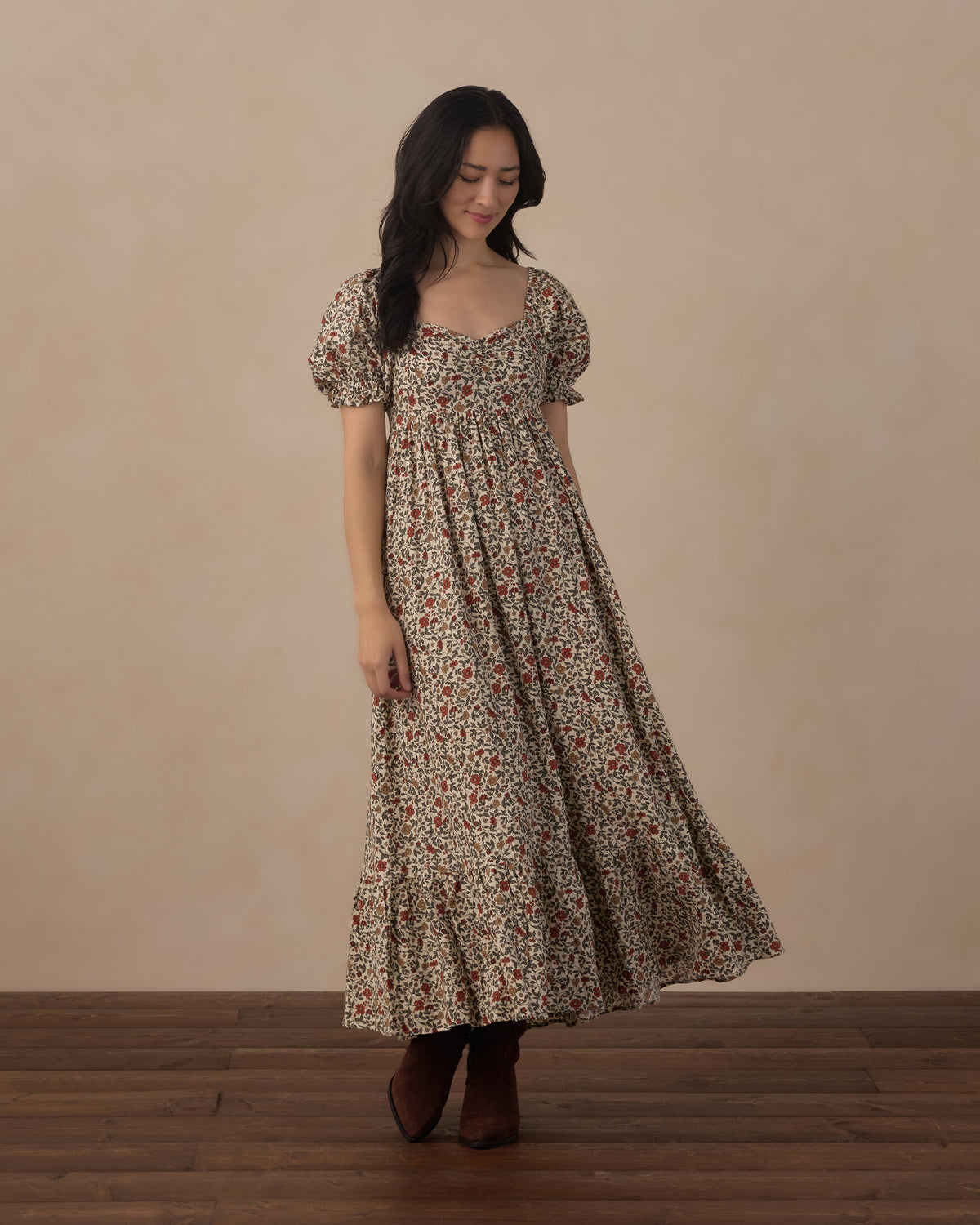 Rylee + Cru | Chloe Dress in Holiday Floral