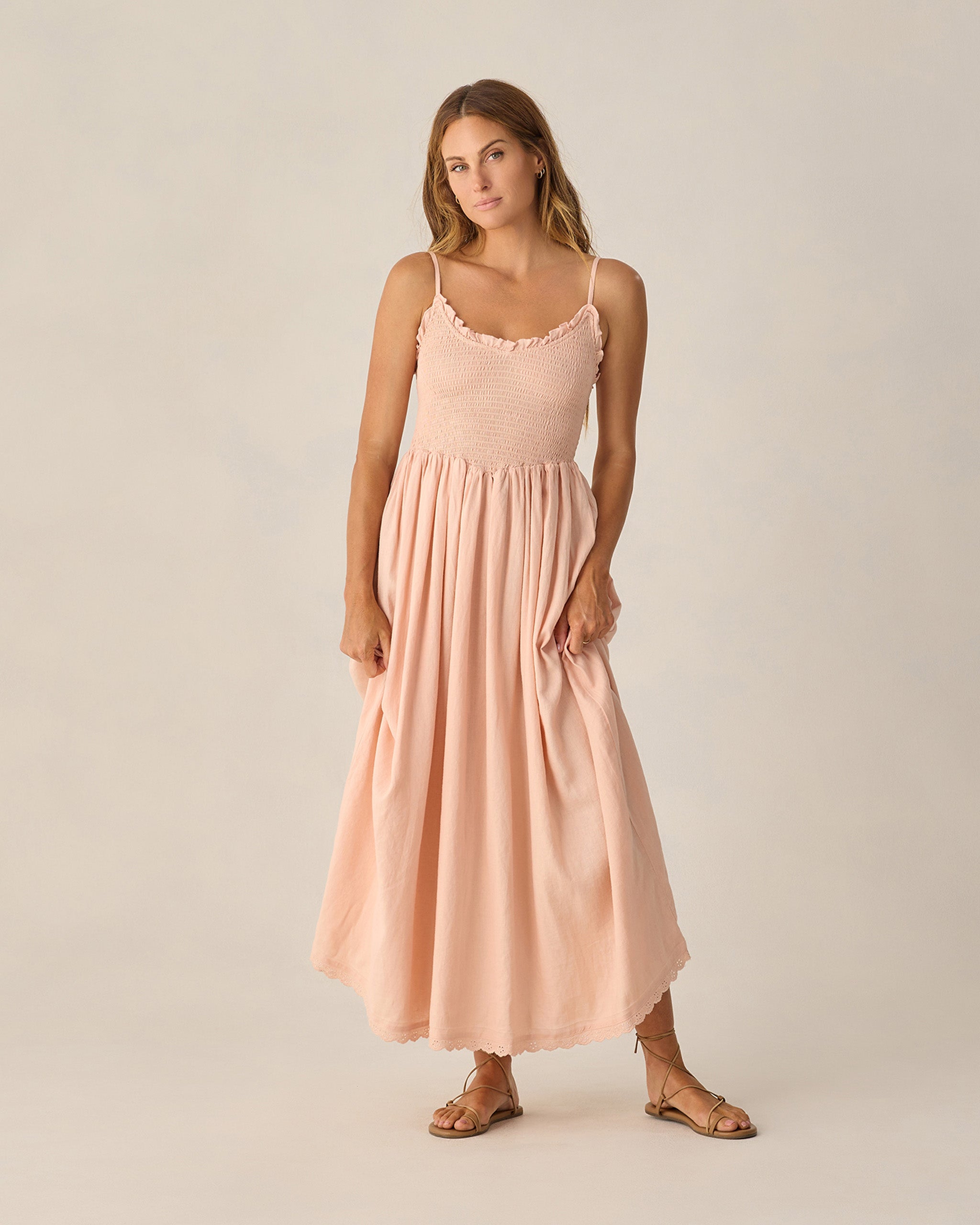 Rylee+Cru Chrissy Blush Dress