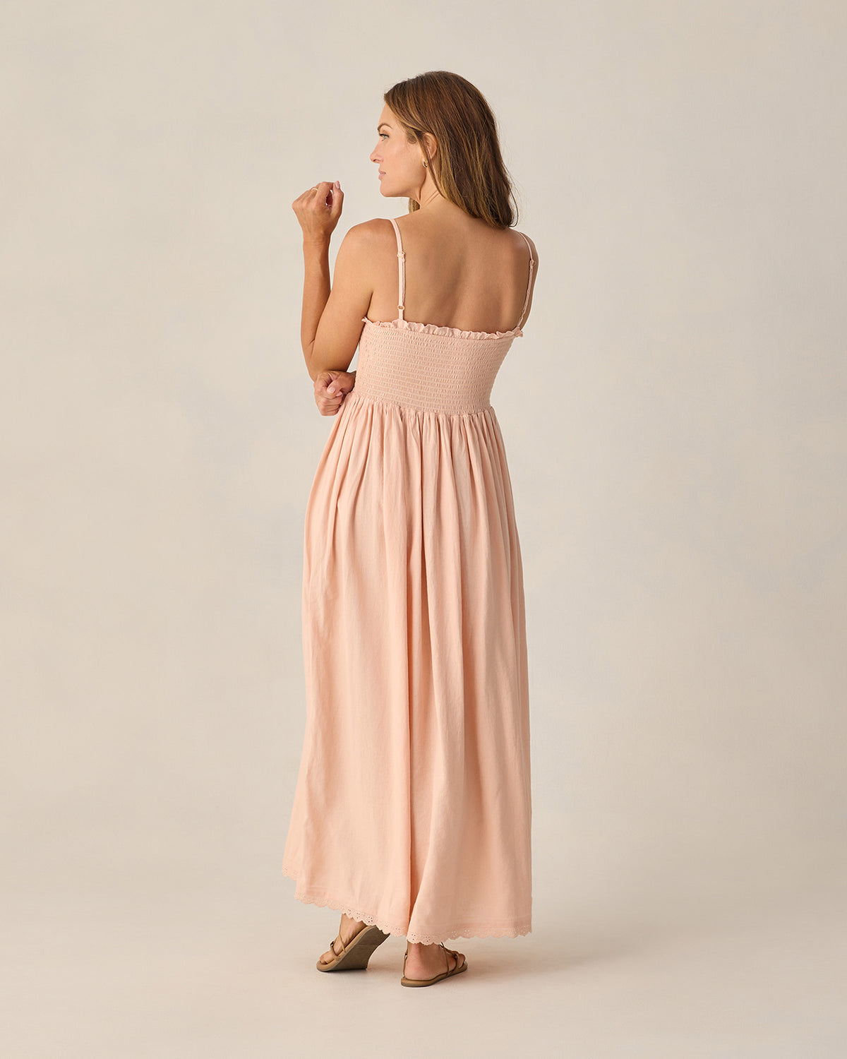 Rylee+Cru Chrissy Blush Dress