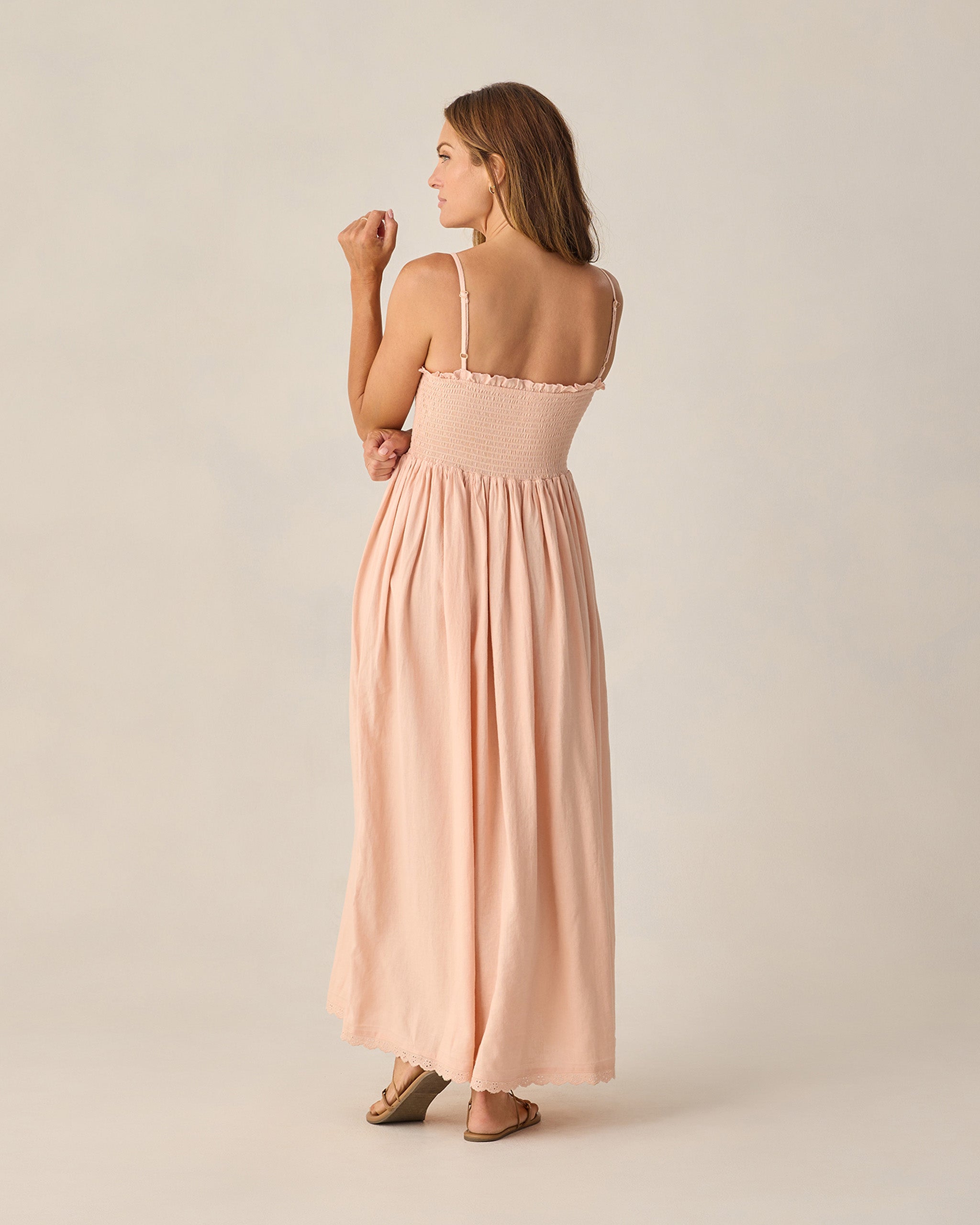 Rylee+Cru Chrissy Blush Dress