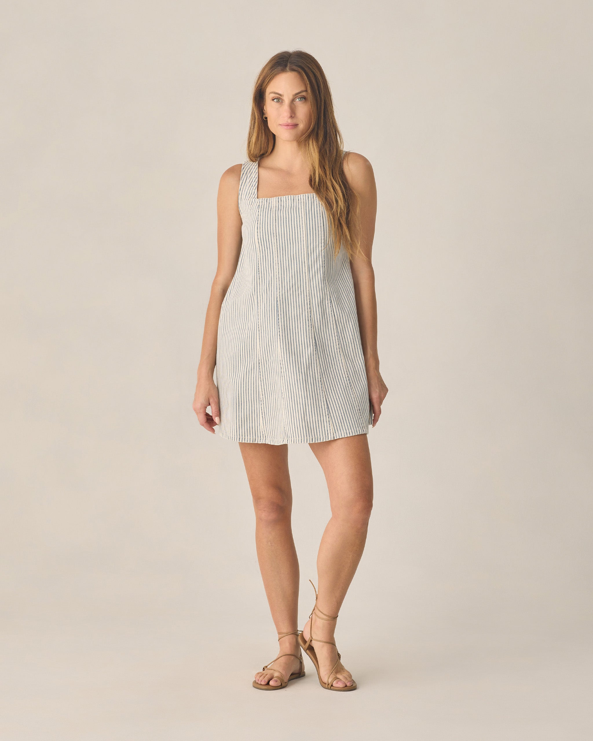 Rylee+Cru Railroad Stripe Maeve Dress (1 LARGE)