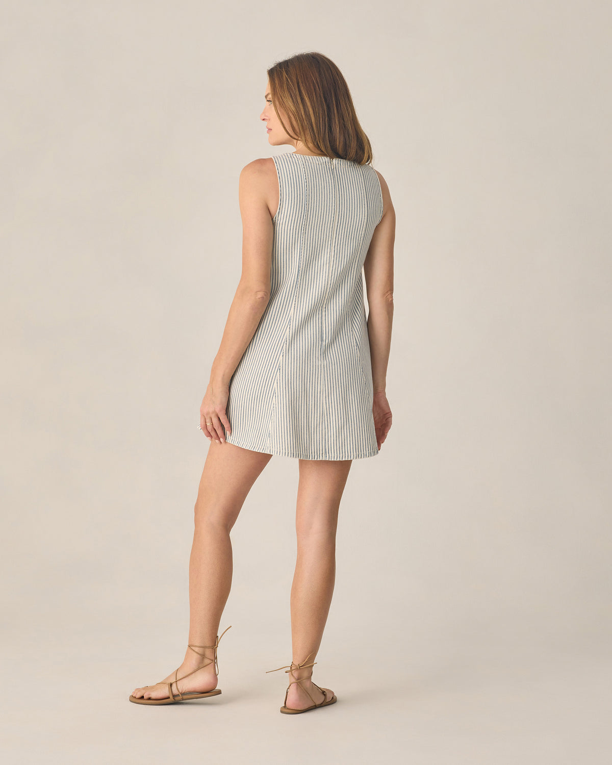 Rylee+Cru Railroad Stripe Maeve Dress (1 LARGE)