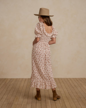 Rylee + Cru Lexie Dress in Harvest Rose