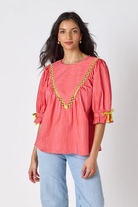 Crosby Addy Top in Rosy Ribbon