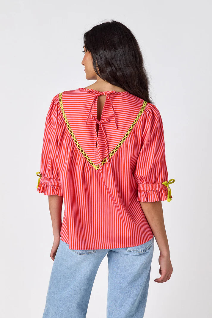 Crosby Addy Top in Rosy Ribbon