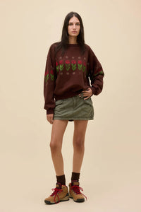 Daydreamer | Camp Flowers Oversized Sweatshirt