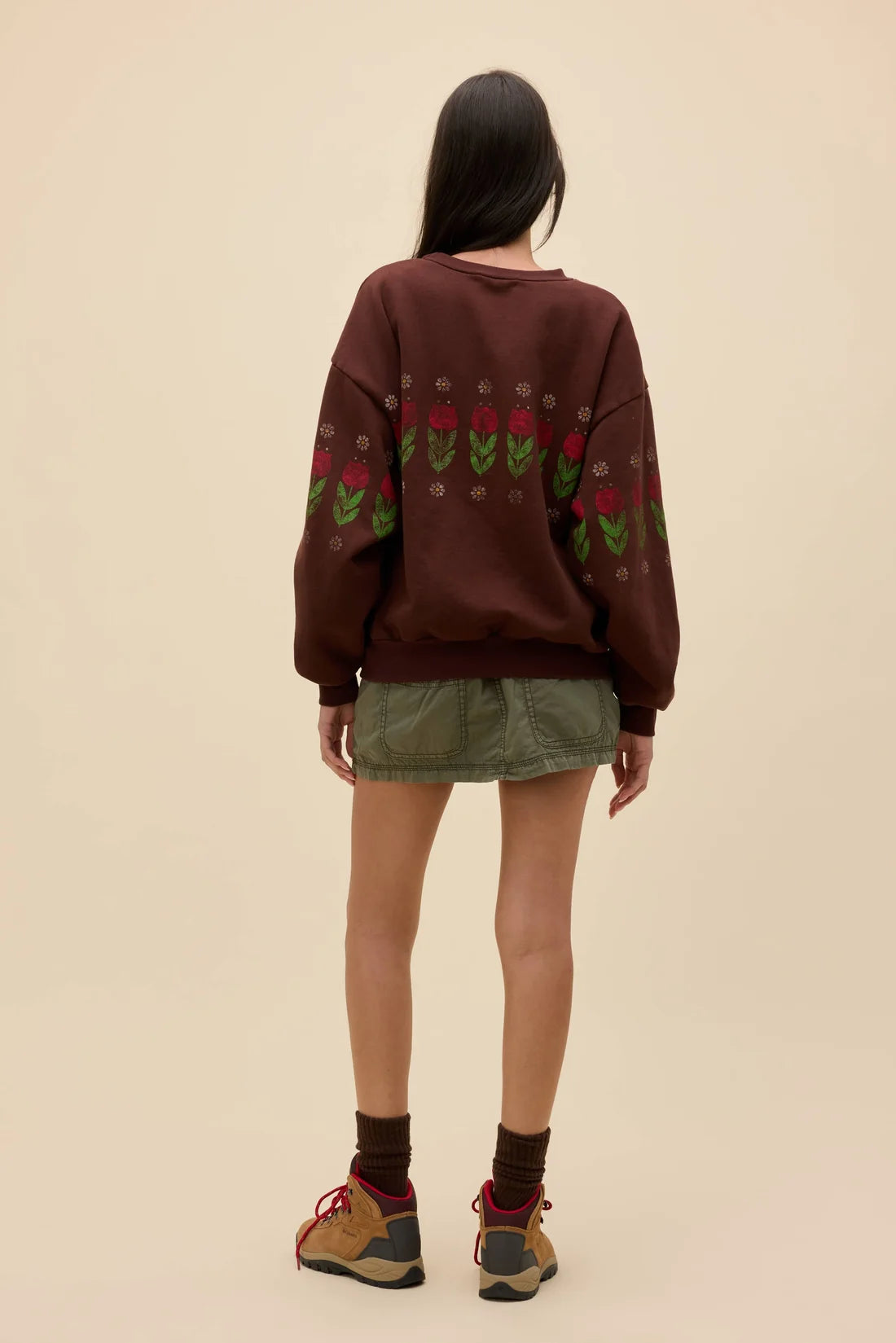 Daydreamer | Camp Flowers Oversized Sweatshirt