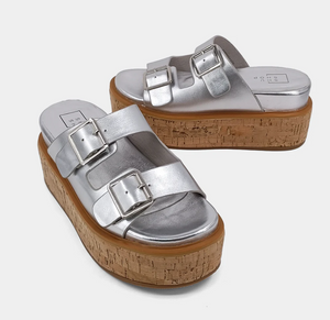 ShuShop Lucinda Metallic Platform in Silver