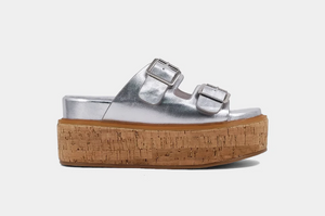 ShuShop Lucinda Metallic Platform in Silver