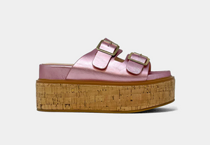 ShuShop Lucinda Metallic Platform in Pink