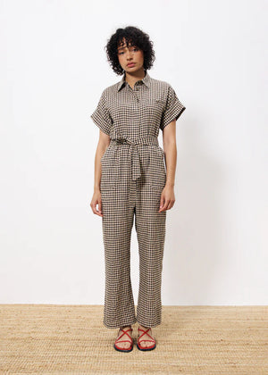 FRNCH Elfie Check Jumpsuit