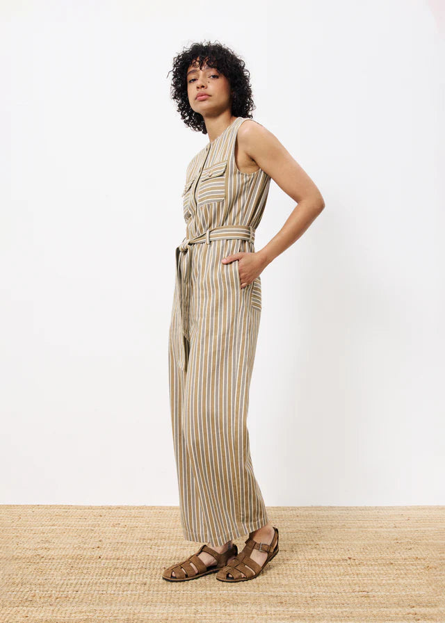 FRNCH Striped Norina Jumpsuit