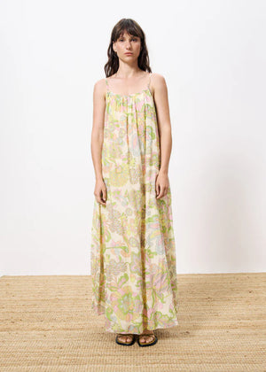 FRNCH Izaline Retro Floral Maxi Dress