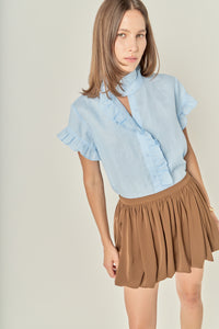 Endless Rose | Brown Balloon Mini Skort
