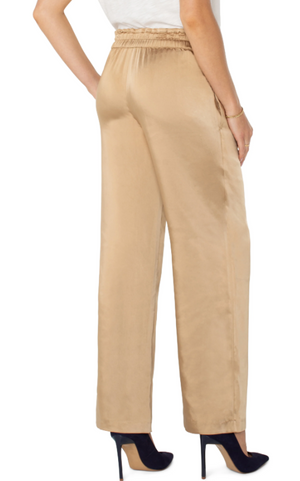 Liverpool Gold Silky Belted Paperbag Pant