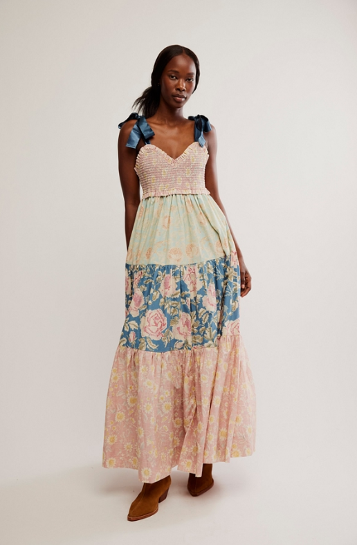 Free People Bluebell Maxi in Antique Combo