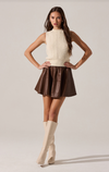 ASTR Brown Chelsey Brown Skirt