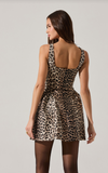 ASTR Leopard Caludie Mini Dress