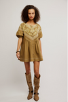 Free People Army Combo Orson Mini Dress