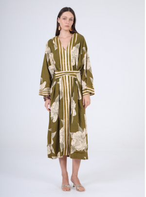 Aylaya: Kuala Kimono Maxi Dress