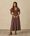 Nora Lee: Winter Tartan Adele Midi Dress