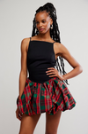 Free People Tinsel Kiss Plaid Mini Dress