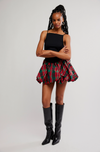 Free People Tinsel Kiss Plaid Mini Dress