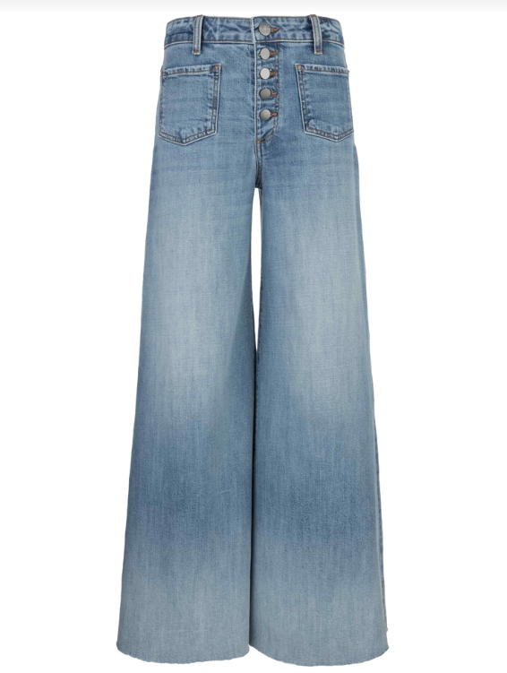 KUT Blake High Rise Super Wide Leg in Bright