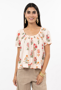 Ivy Jane | Ivory Smock + Block Top