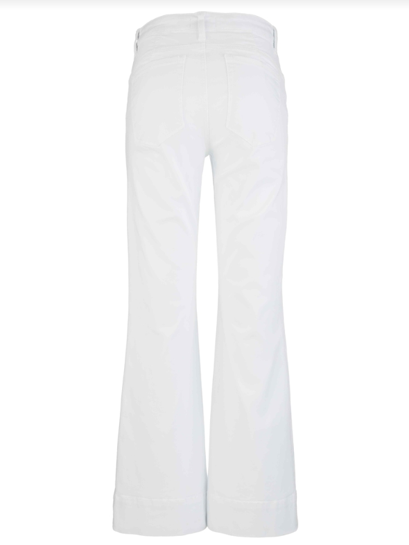 Kut | Stella High Rise Fab Ab Flare in Optic White