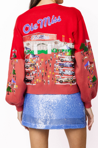 Queen of Sparkles | Ole Miss Tailgate+Stadium Party Cardigan