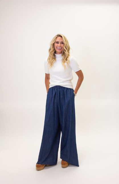 Karlie | Denim High Waist Pant