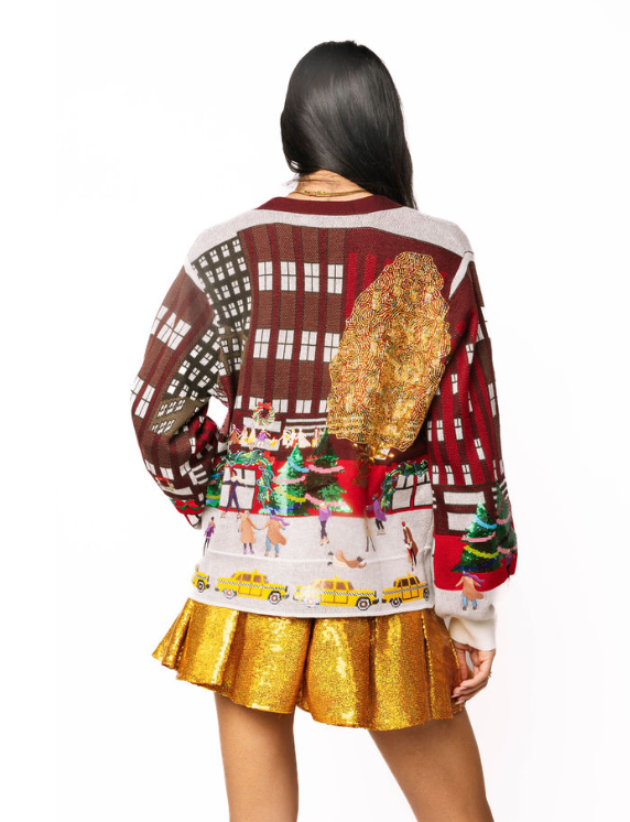 Queen of Sparkles | Rockefeller Center Cardigan