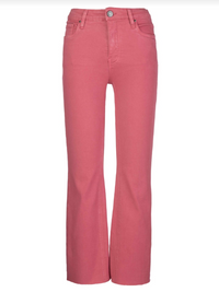 Kut Kelsey High Rise Fab Ab Ankle in Flamingo