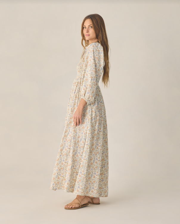 Rylee+Cru Della Dress Bloom in Ivory