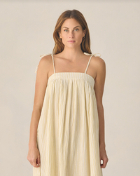 Rylee+Cru Malea Dress in Citron Stripe