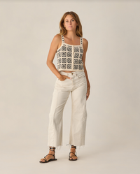 Rylee + Cru | Crochet Tank in Natural