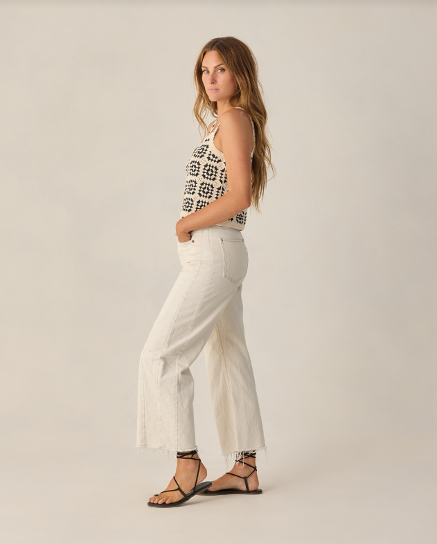 Rylee + Cru | Crochet Tank in Natural
