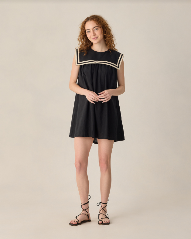 Rylee + Cru | Sailor Dress in Black