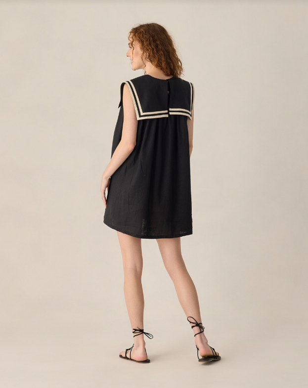 Rylee + Cru | Sailor Dress in Black