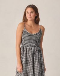 Rylee + Cru | Chrissy Dress in Black Check