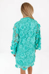 J. Marie Teal Seraphina Lace Dress