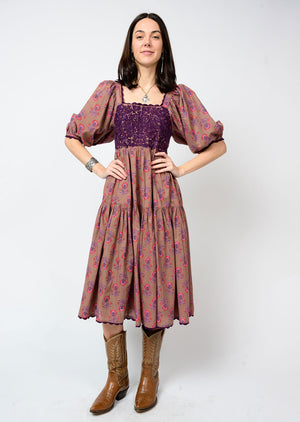 Sister Mary Sierra Midi Dress (1 MEDIUM)