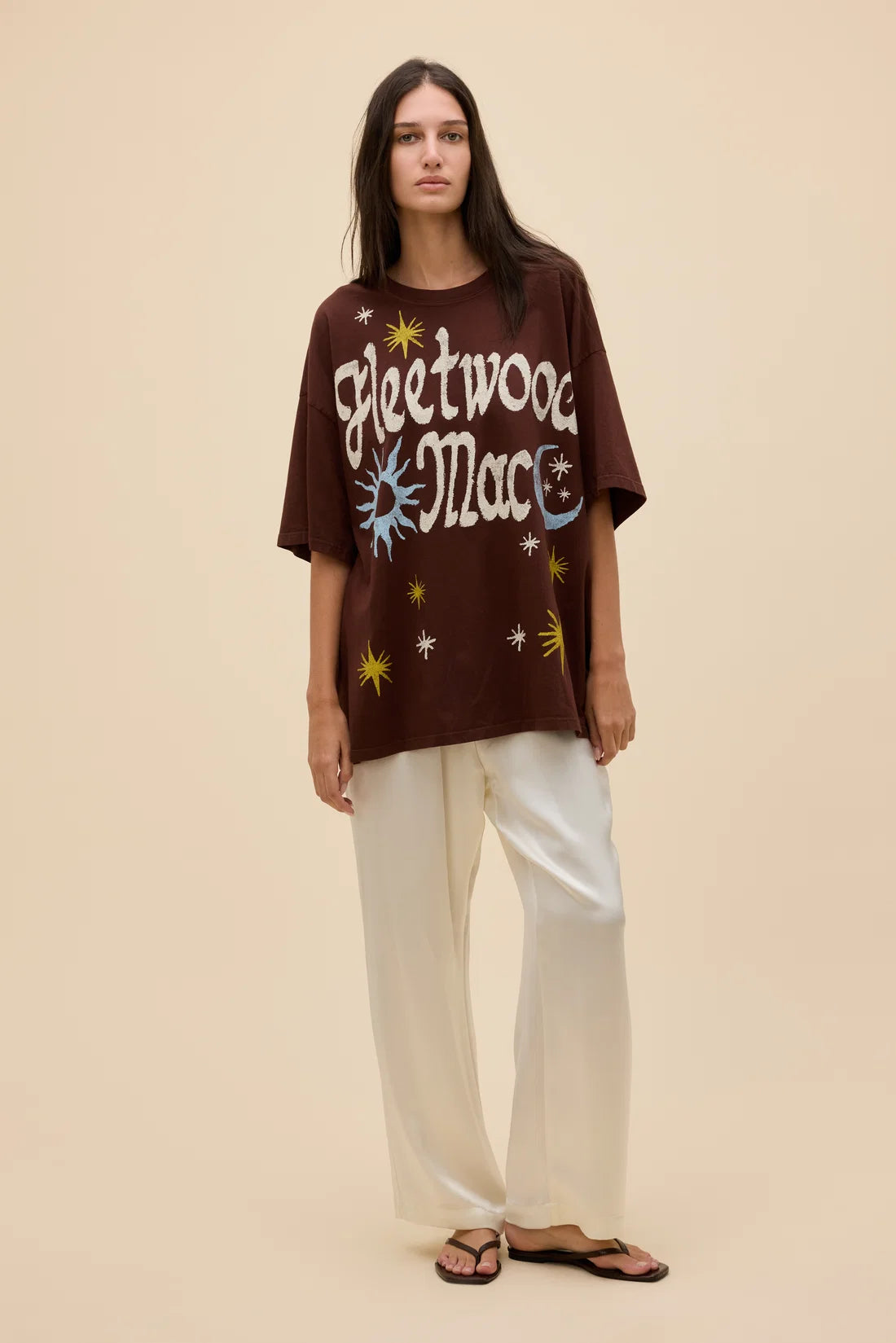Daydreamer | Fleetwood Mac Brown Doodle One Size Tee